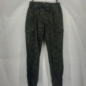 Almost Famous Cargo Pants Size Large Grey Snakeskin.